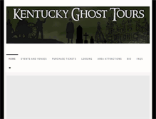 Tablet Screenshot of kyghosttours.com